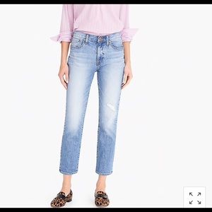 NWT J Crew Slim Broken-In Boyfriend Jeans Sz 36